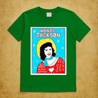 Wanda Jackson Rockabilly Folk Art T-Shirt thumb 5