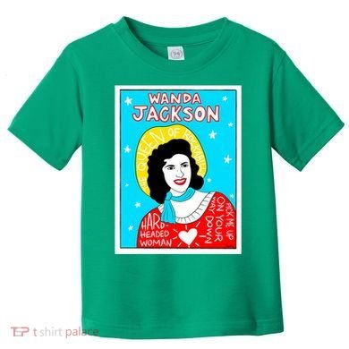 Wanda Jackson Rockabilly Folk Art Toddler T-Shirt