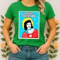 Wanda Jackson Rockabilly Folk Art Women's T-Shirt thumb 2