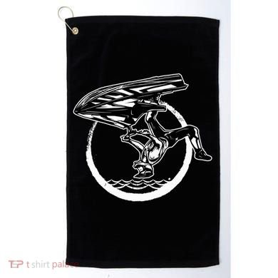 Water Jet Skier Back Flip Design Summer Gift Jet Ski Gift Golf Towel