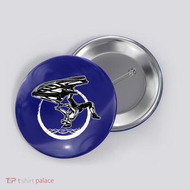 Water Jet Skier Back Flip Design Summer Gift Jet Ski Gift Button