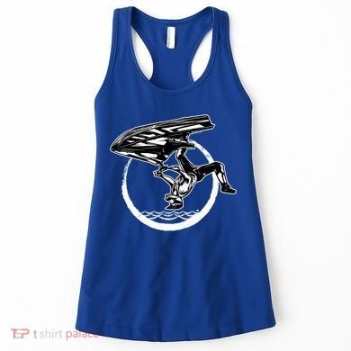 Water Jet Skier Back Flip Design Summer Gift Jet Ski Gift Women's Tank Top