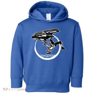 Water Jet Skier Back Flip Design Summer Gift Jet Ski Gift Toddler Hoodie
