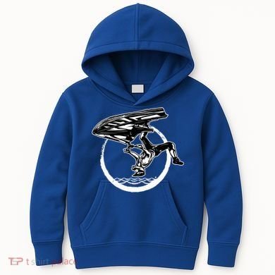 Water Jet Skier Back Flip Design Summer Gift Jet Ski Gift Kids Hoodie