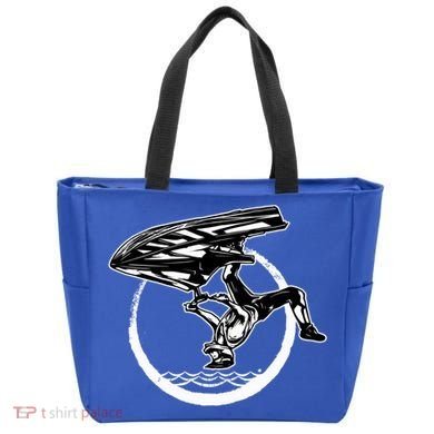 Water Jet Skier Back Flip Design Summer Gift Jet Ski Gift Tote Bag