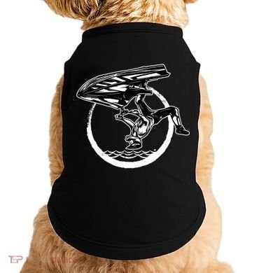 Water Jet Skier Back Flip Design Summer Gift Jet Ski Cool Gift Doggie Tank