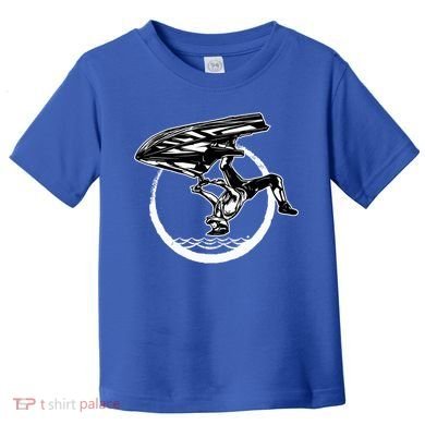 Water Jet Skier Back Flip Design Summer Gift Jet Ski Cool Gift Toddler T-Shirt