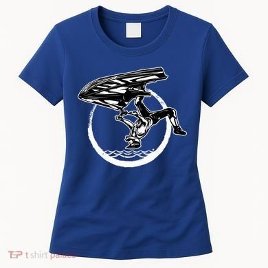 Water Jet Skier Back Flip Design Summer Gift Jet Ski Cool Gift Women's T-Shirt