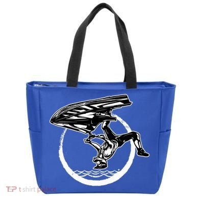 Water Jet Skier Back Flip Design Summer Gift Jet Ski Cool Gift Tote Bag