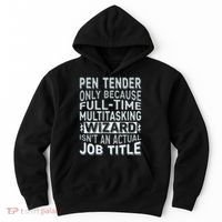 Wizard Job Title Quote Funny Pen Tender Hoodie thumb 0