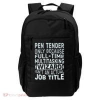 Wizard Job Title Quote Funny Pen Tender Backpack thumb 0
