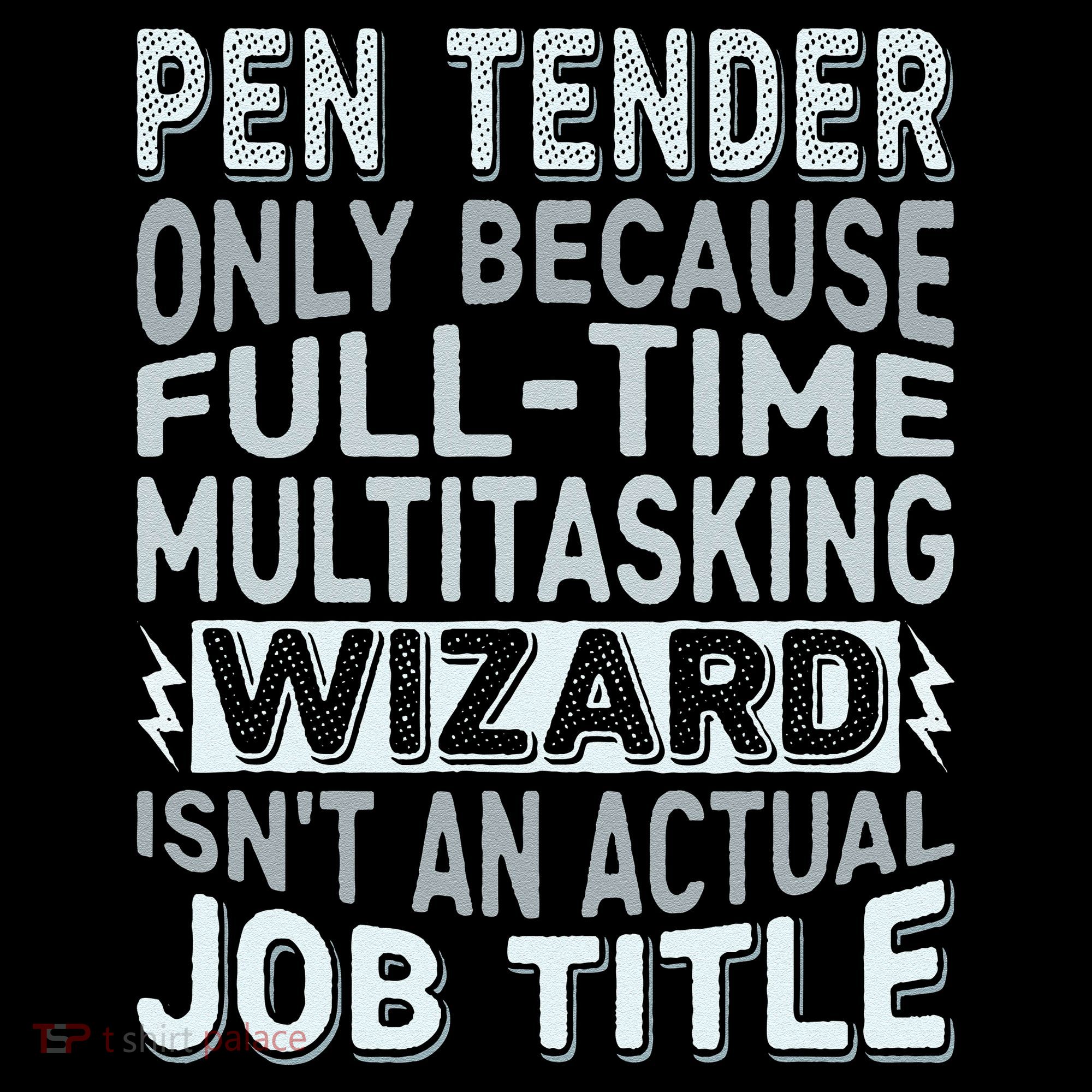 Wizard Job Title Quote Funny Pen Tender Coffee Mug