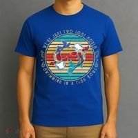 Were Just Two Lost Soul Swimming In A Fish Bowl Hippie Fish Gift T-Shirt thumb 3