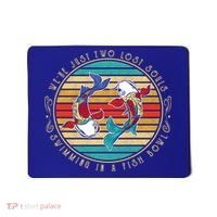 Were Just Two Lost Soul Swimming In A Fish Bowl Hippie Fish Gift Mousepad thumb 0