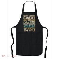 Wizard Job Title Quote Funny Client Learning Manager Apron thumb 0