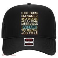 Wizard Job Title Quote Funny Client Learning Manager Hat thumb 0
