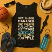 Wizard Job Title Quote Funny Client Learning Manager Tank Top thumb 4