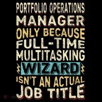Wizard Job Title Quote Funny Portfolio Operations Manager Coffee Mug thumb 5