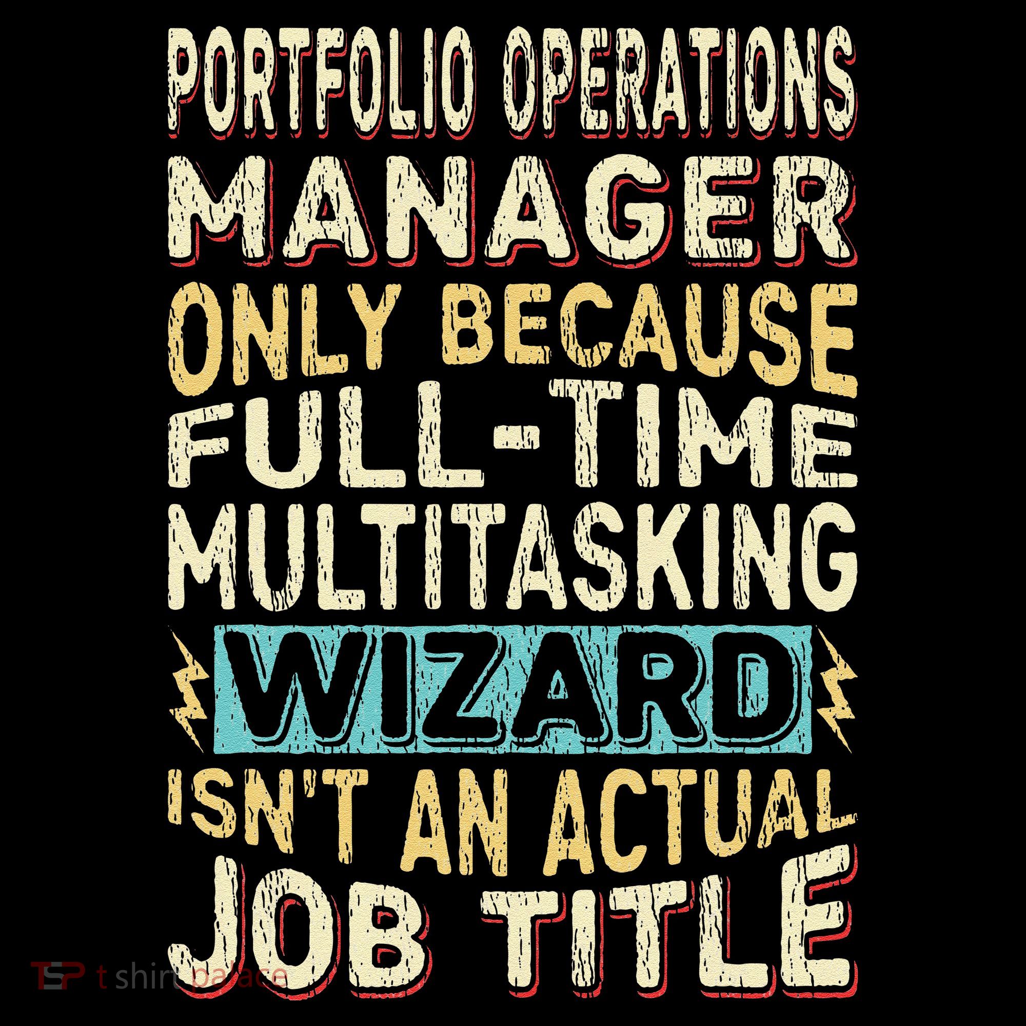 Wizard Job Title Quote Funny Portfolio Operations Manager Coffee Mug