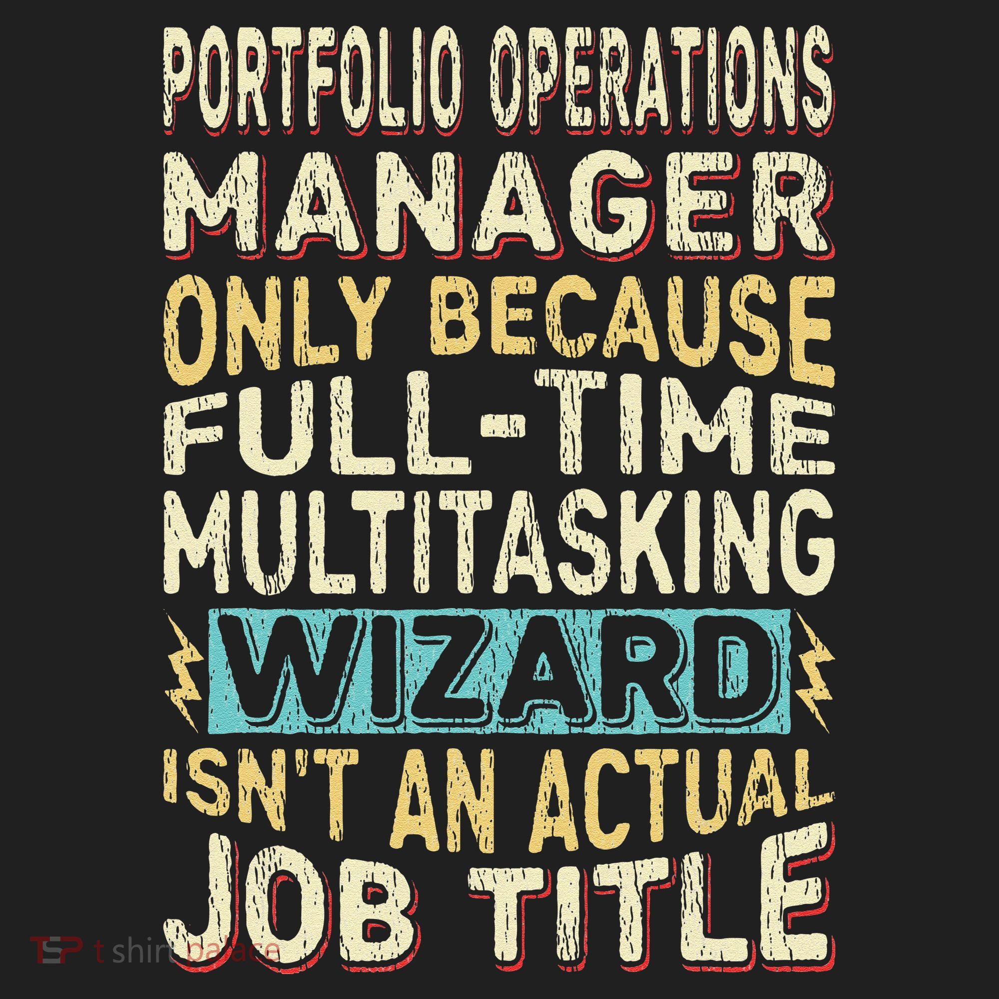 Wizard Job Title Quote Funny Portfolio Operations Manager Beanie