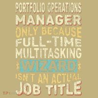 Wizard Job Title Quote Funny Portfolio Operations Manager Hoodie thumb 2