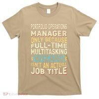 Wizard Job Title Quote Funny Portfolio Operations Manager T-Shirt thumb 0