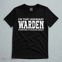 Warden Job Title Employee Funny Worker Profession Warden T-Shirt thumb 5