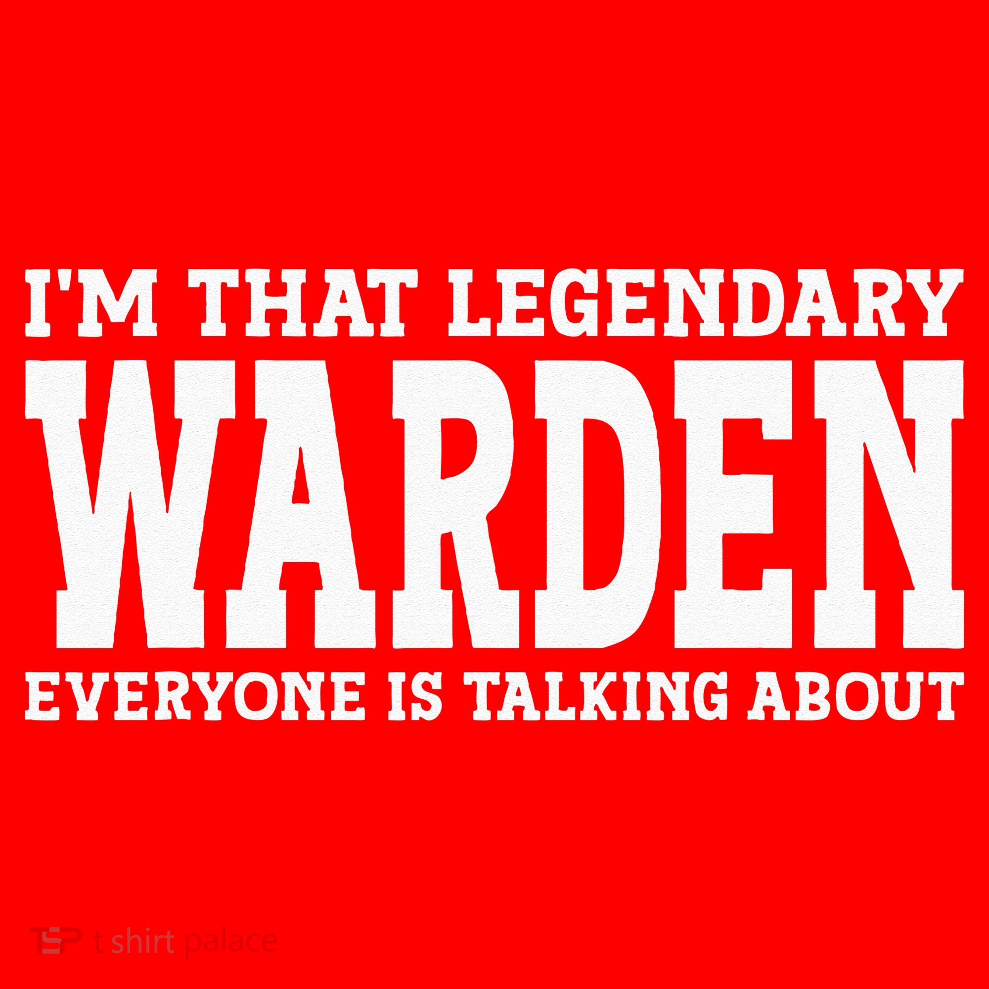 Warden Job Title Employee Funny Worker Profession Warden Santa Hat