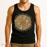 Were Just Two Lost Souls Swimming In A Fish Bowl Retro Style Tank Top thumb 3