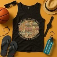 Were Just Two Lost Souls Swimming In A Fish Bowl Retro Style Tank Top thumb 4