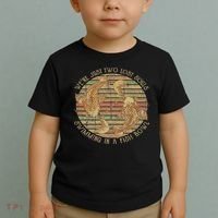 Were Just Two Lost Souls Swimming In A Fish Bowl Retro Style Toddler T-Shirt thumb 2