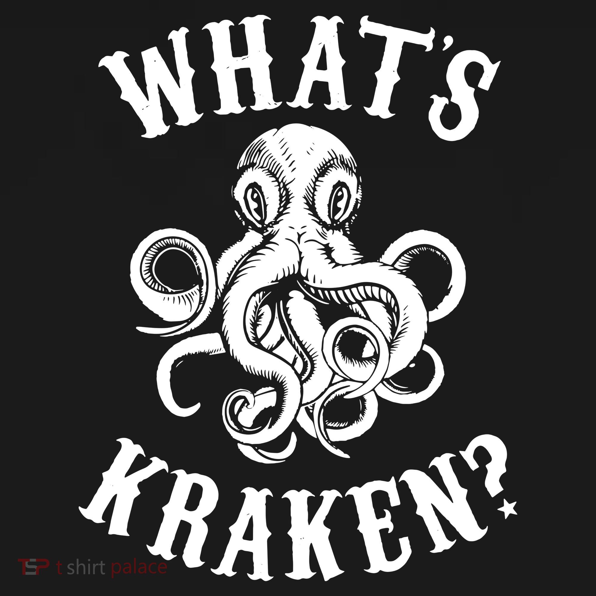 Whats Kraken Amazing Octopus Graphic Coaster