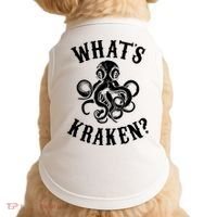 Whats Kraken Amazing Octopus Graphic Doggie Tank thumb 0