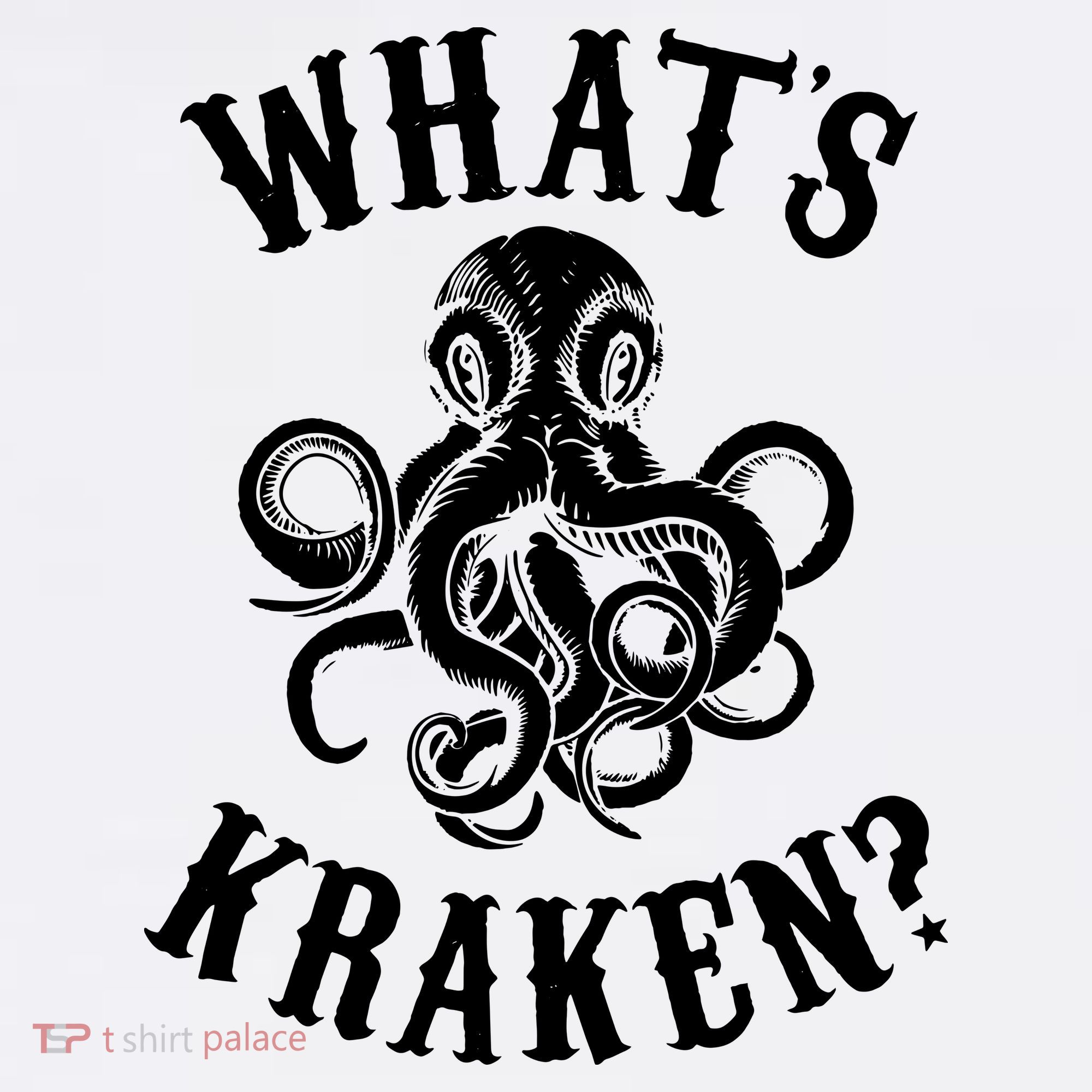 Whats Kraken Amazing Octopus Graphic Hoodie