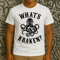 Whats Kraken Amazing Octopus Graphic T-Shirt thumb 3