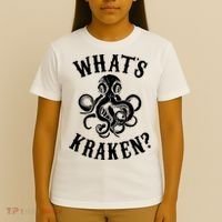Whats Kraken Amazing Octopus Graphic T-Shirt thumb 4