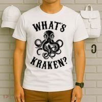 Whats Kraken Amazing Octopus Graphic T-Shirt thumb 6