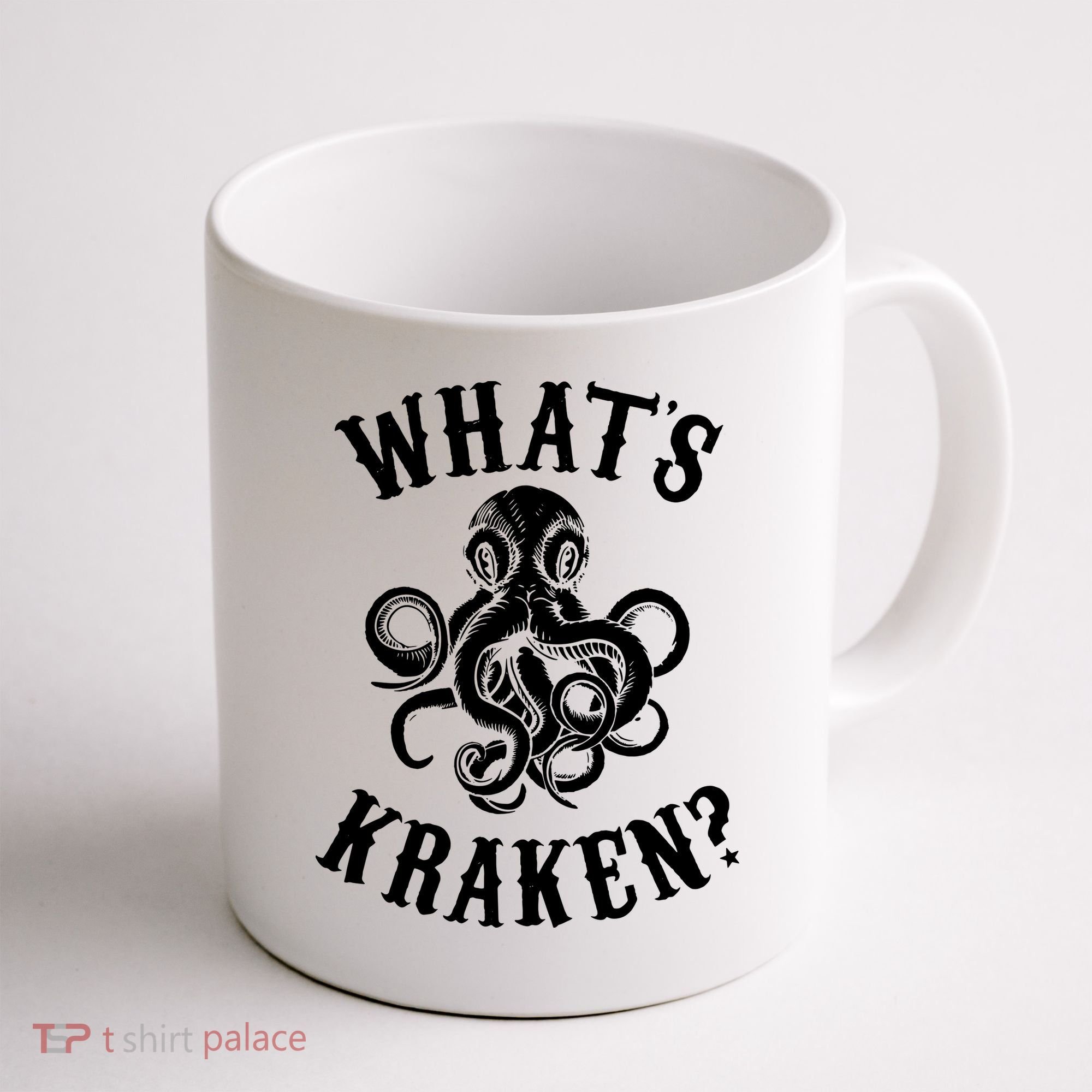Whats Kraken Amazing Octopus Graphic Coffee Mug