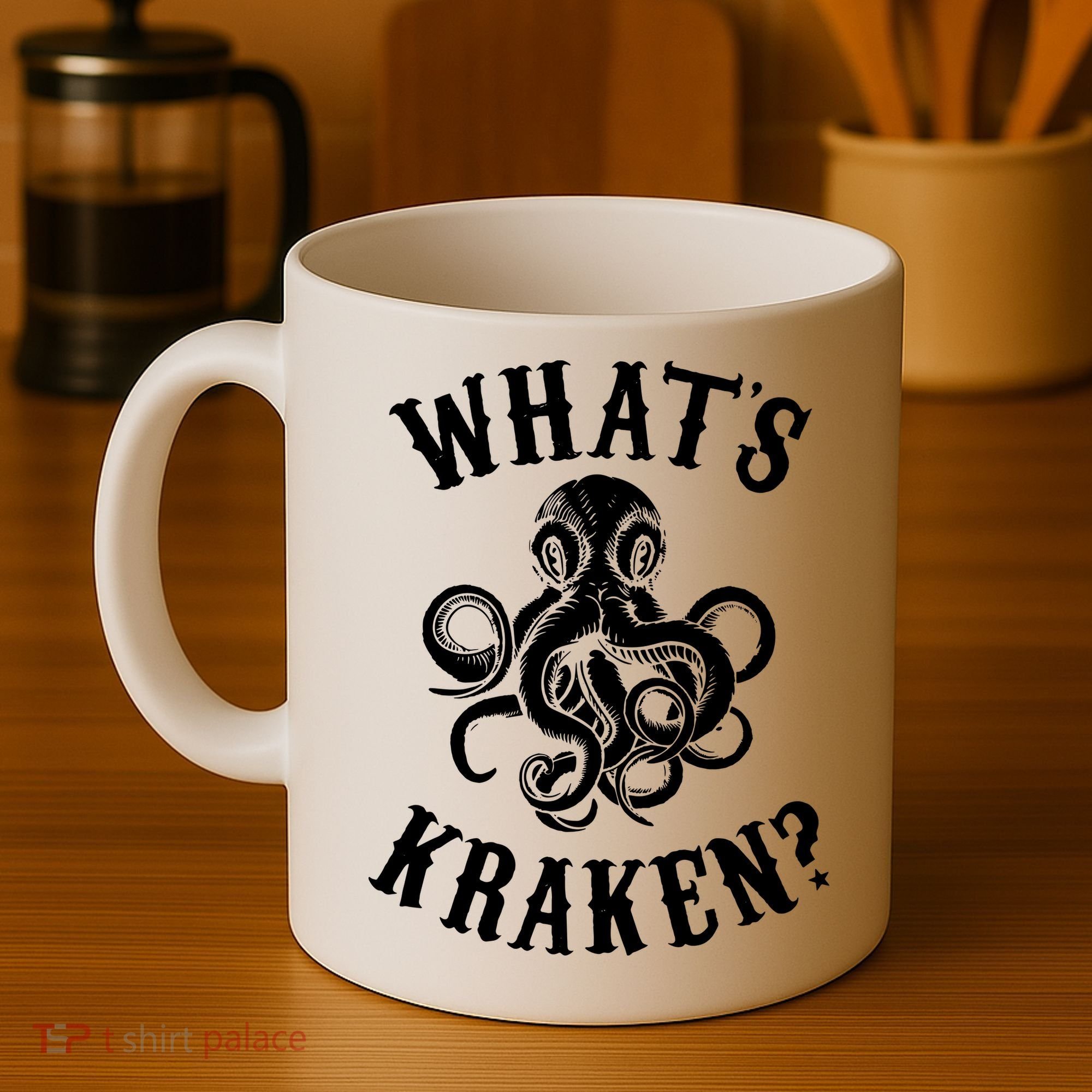 Whats Kraken Amazing Octopus Graphic Coffee Mug