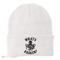 Whats Kraken Amazing Octopus Graphic Beanie thumb 0