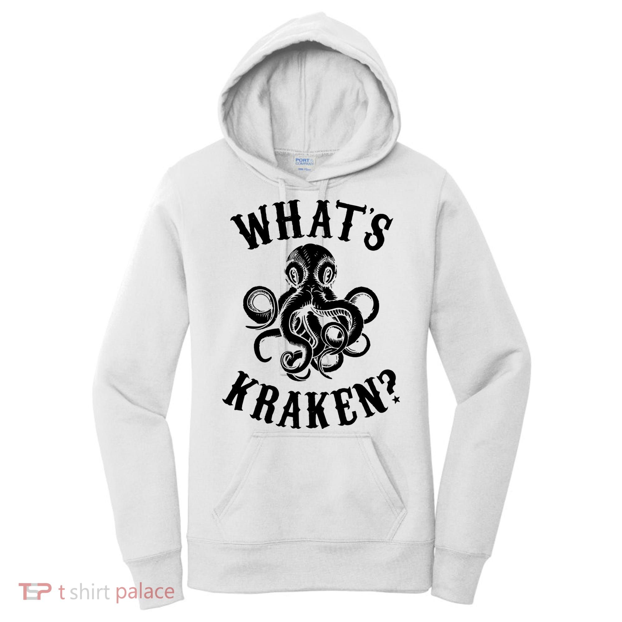 Whats Kraken Amazing Octopus Graphic Women's Hoodie