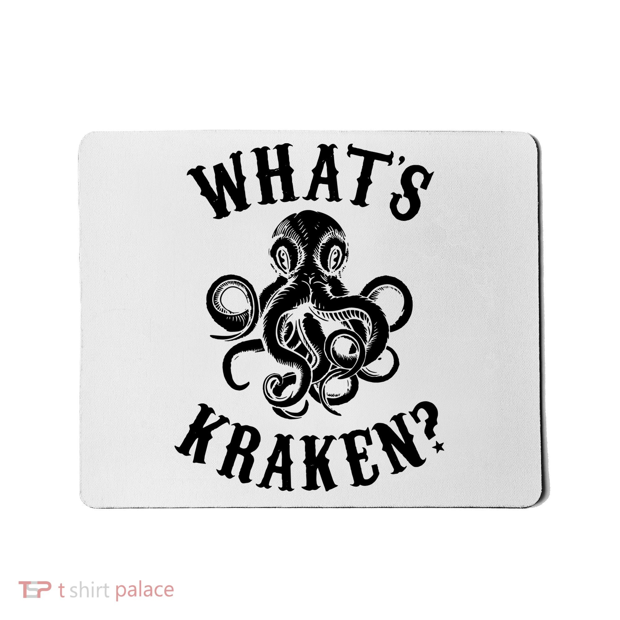 Whats Kraken Amazing Octopus Graphic Mousepad