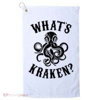 Whats Kraken Amazing Octopus Graphic Golf Towel thumb 0