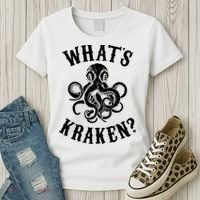 Whats Kraken Amazing Octopus Graphic Women's T-Shirt thumb 3