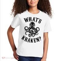 Whats Kraken Amazing Octopus Graphic Kids T-Shirt thumb 2