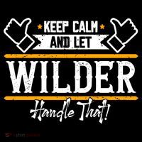 Wilder Keep Calm And Let Wilder Handle That Cool Gift Backpack thumb 2