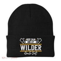 Wilder Keep Calm And Let Wilder Handle That Cool Gift Beanie thumb 0