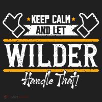 Wilder Keep Calm And Let Wilder Handle That Cool Gift Golf Towel thumb 3
