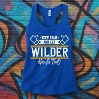 Wilder Keep Calm And Let Wilder Handle That Cool Gift Women's Tank Top thumb 3