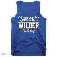 Wilder Keep Calm And Let Wilder Handle That Cool Gift Tank Top thumb 0